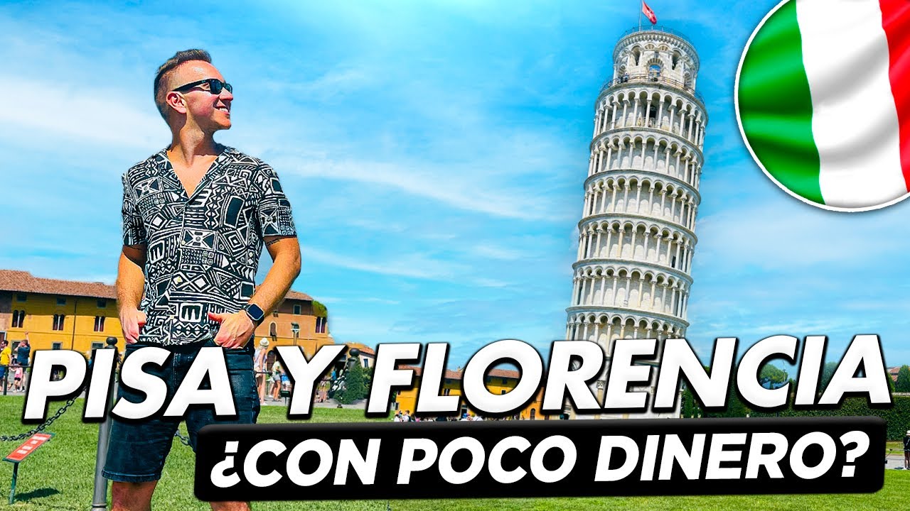 ¿LA TORRE INCLINADA DE PISA Y FLORENCIA CON POCO DINERO?  🇮🇹🤯 ITALIA - Óscar Alejandro