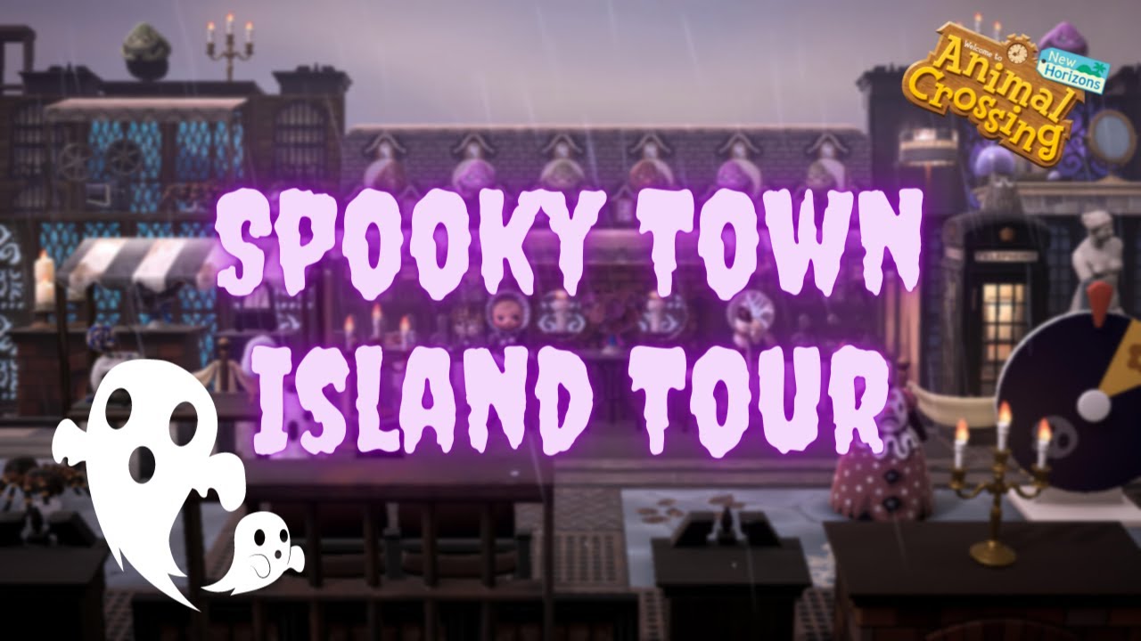 The Spookiest Town Island Tour - Island of Artemis // Animal Crossing New Horizons