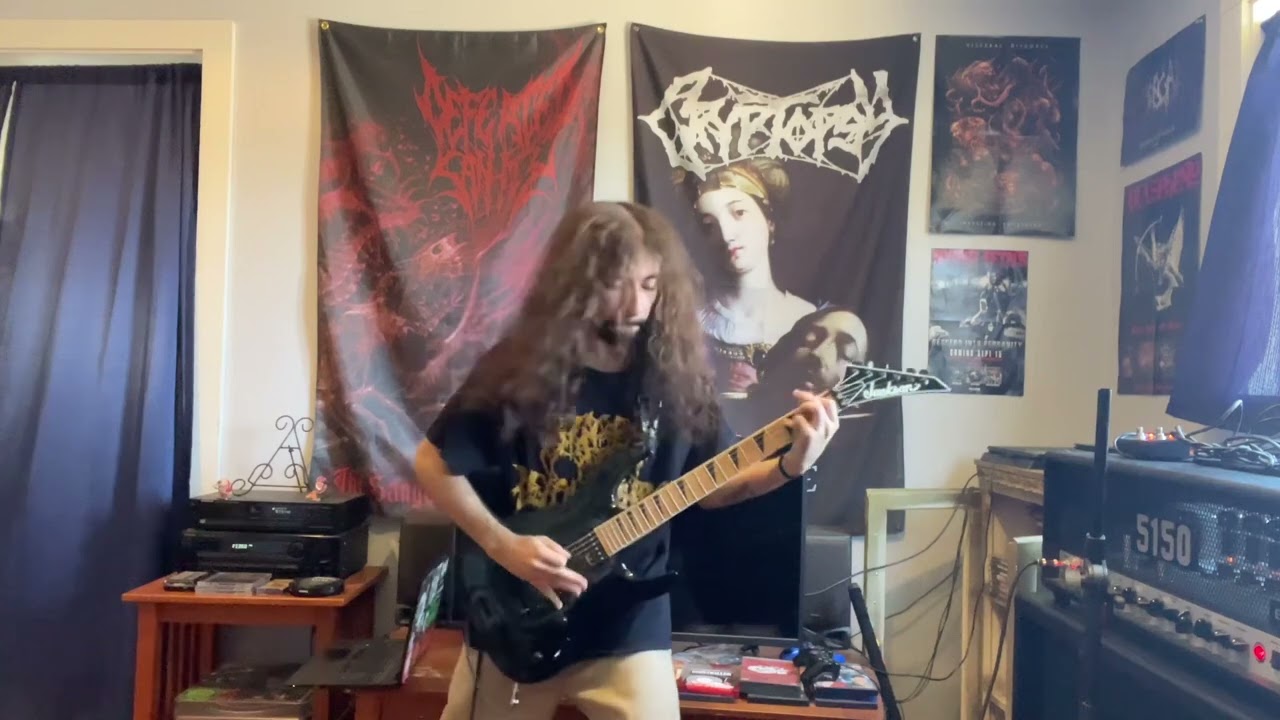 ORCHIDECTOMY - DEIFYING ANTHROPOMORPHIC RUIN (GUITAR COVER) Julian Gonzalez