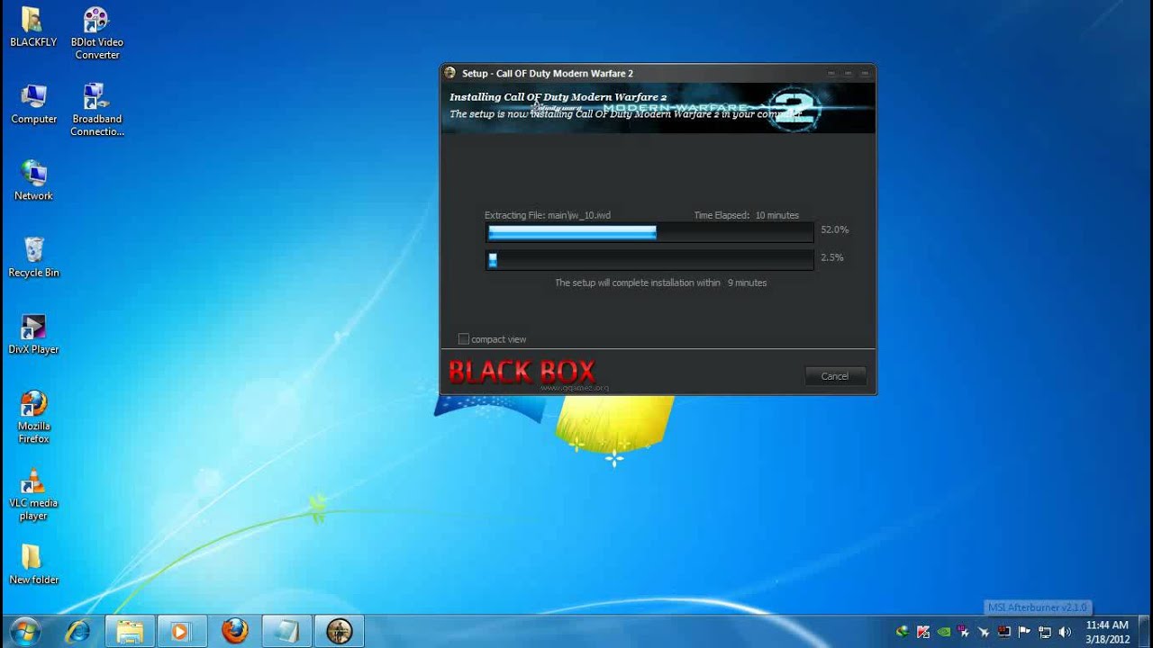 How To Install Call of Duty Modern Warfare 2 Black Box Version