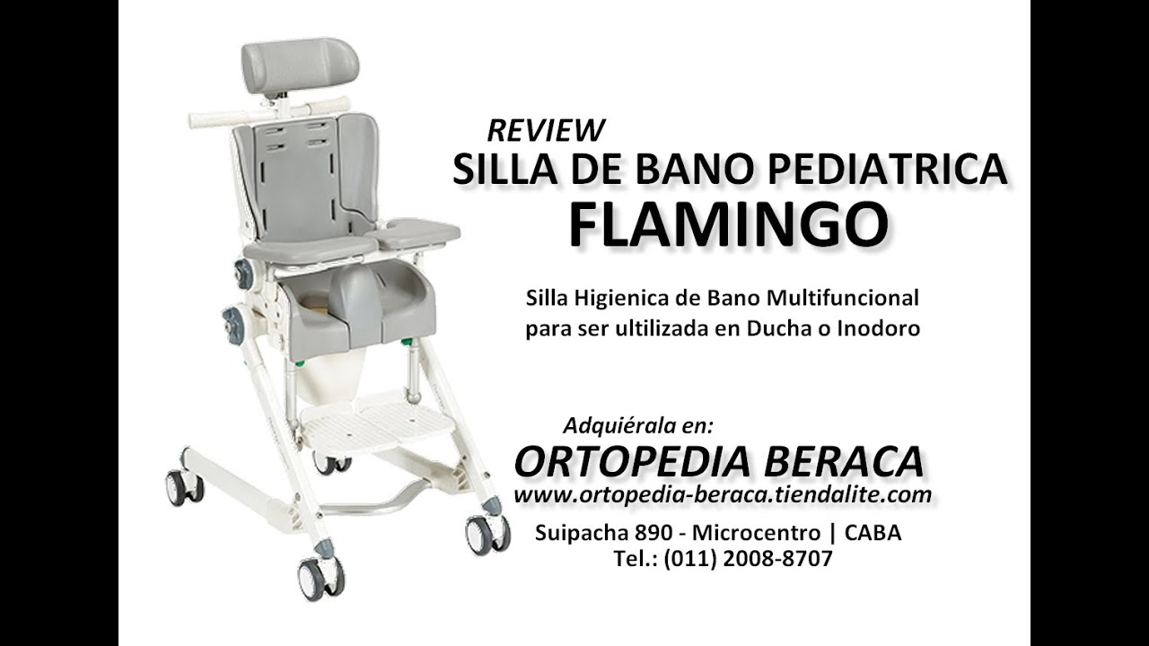 Silla de Baño Pediátrica Multifuncional FLAMINGO High low by R82