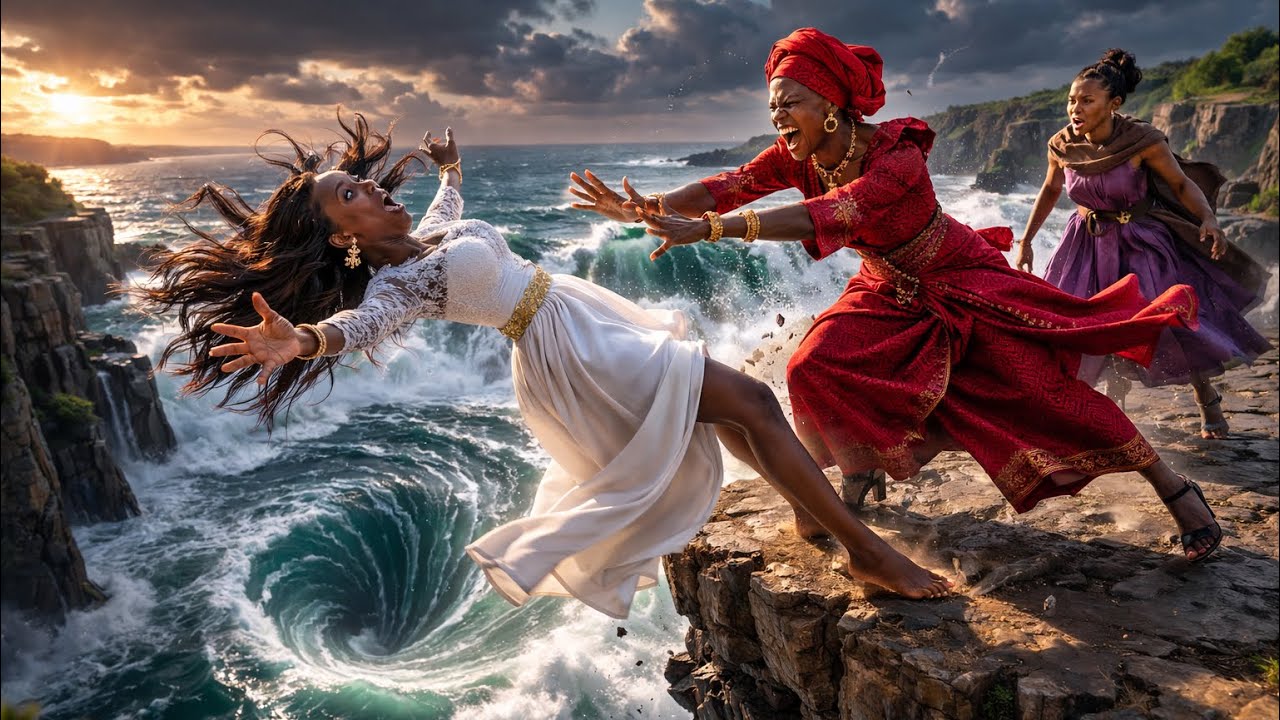 Evil Step Mother Pushed Step Daughter Inside A Crocodile River On her Wedding Day #africanfolktales 