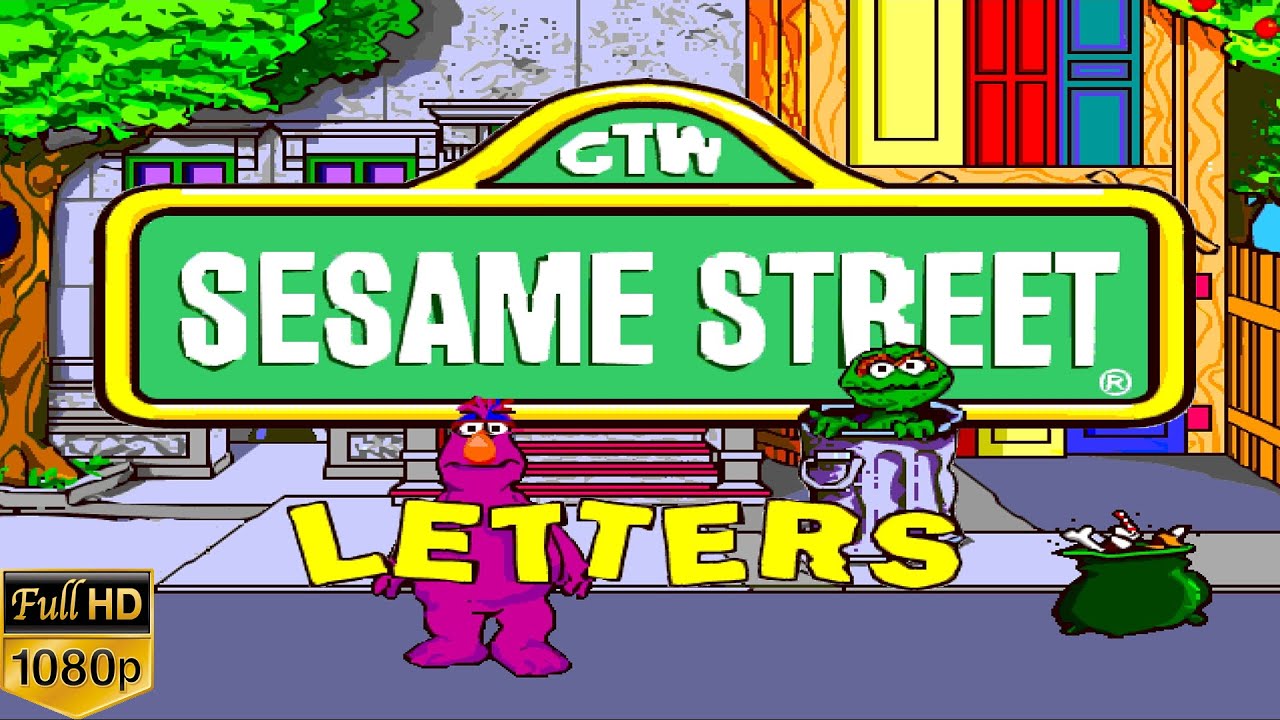 Sesame Street: Letters - Win XP full playthrough