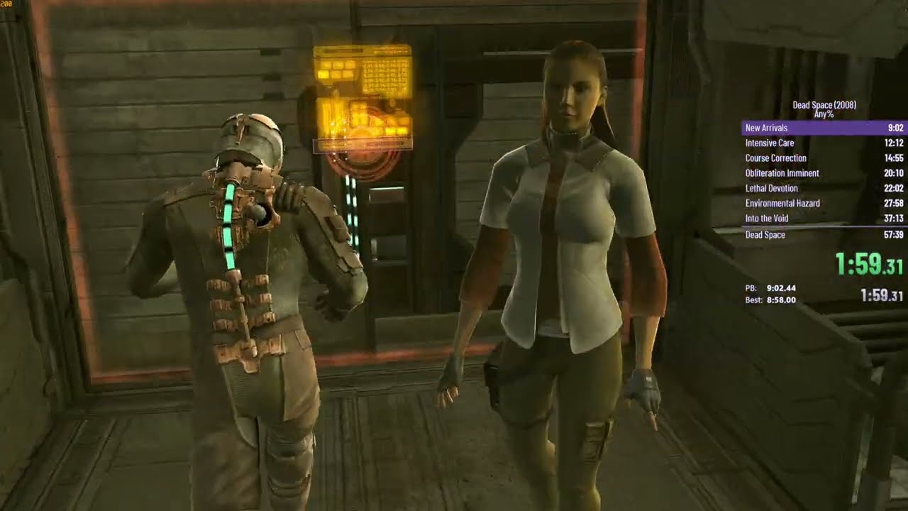 Dead Space 1 any% speedrun in 56:46