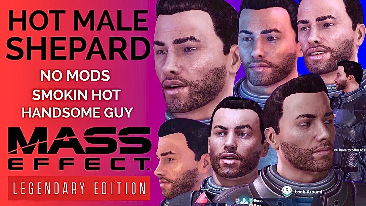 HOT MALE SHEPARD || Mass Effect Legendary Edition - NO MODS USED!!