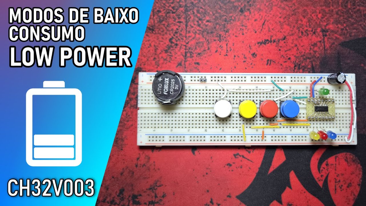 Modo de baixo consumo no CH32V003 - LOW POWER MODE