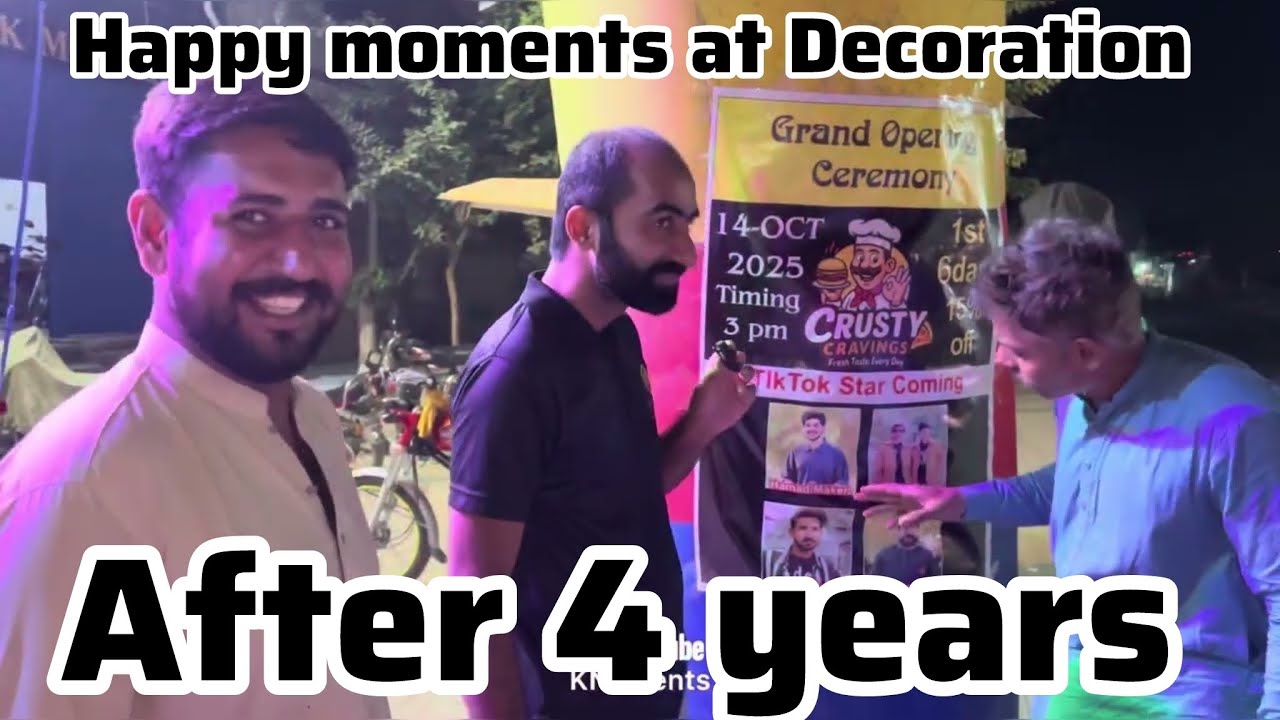 This is the one of the best decorations at Wazirabad grand opening with famous TikToker 
