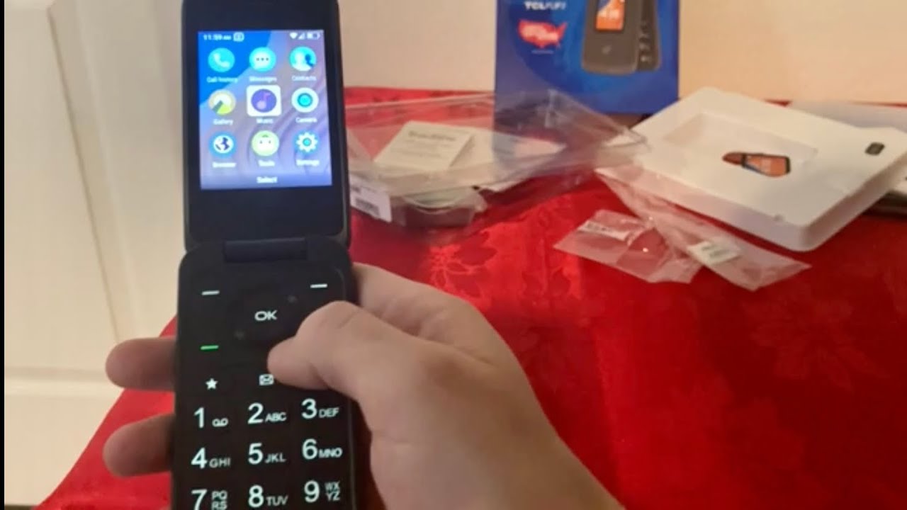 Распаковка, настройка и обзор Tracfone TCL Flip 2 (реферальный код на 5000 баллов)