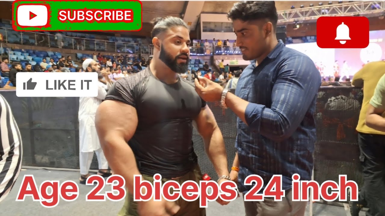 Age 23 biceps 24 inch #bodybuilding ##motivation #viralvideo