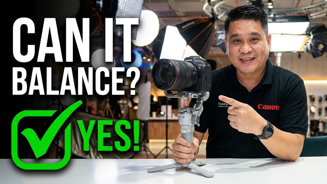Canon R5 II + RF 24-70mm на DJI RS4 Mini? ДА, работает!