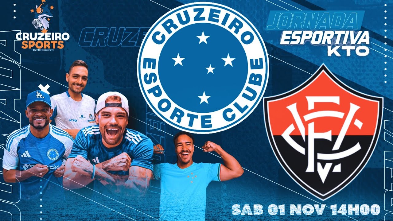 🔴 CRUZEIRO X VIT&Oacute;RIA | 31&ordf; RODADA BRASILEIRO | JORNADA ESPORTIVA KTO CRUZEIRO SPORTS | AO VIVO