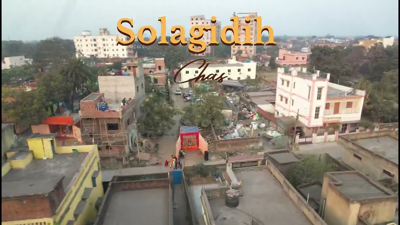 Drone shot 😍😍 || solagidih, chas || cinematic || Vlogging || #vlogging #droneshot 