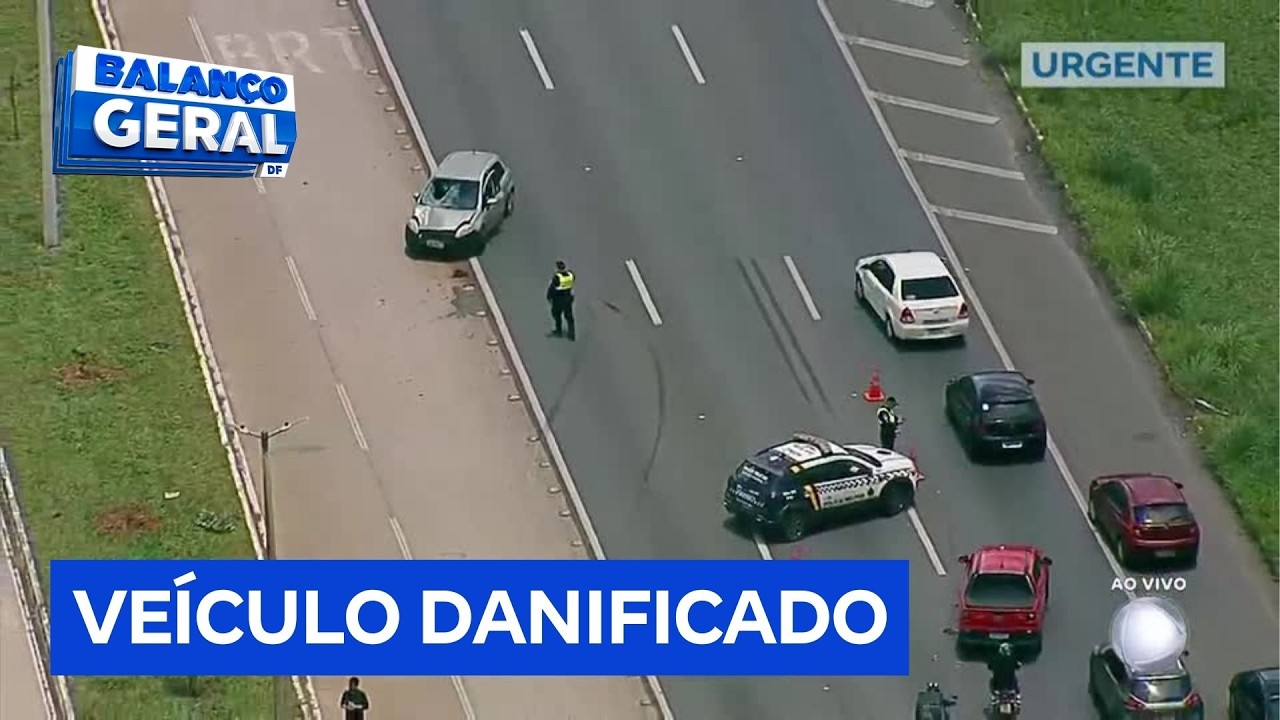 Pedestre morre após atropelamento no Park Way; três faixas são bloqueadas | Balanço Geral DF