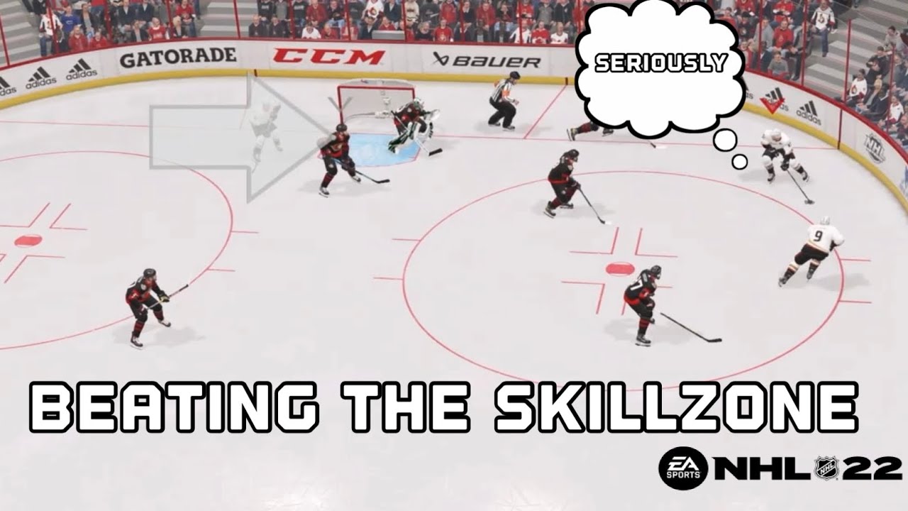 How To Beat The Skill Zone In NHL 22! NHL 22 Tips & Tricks