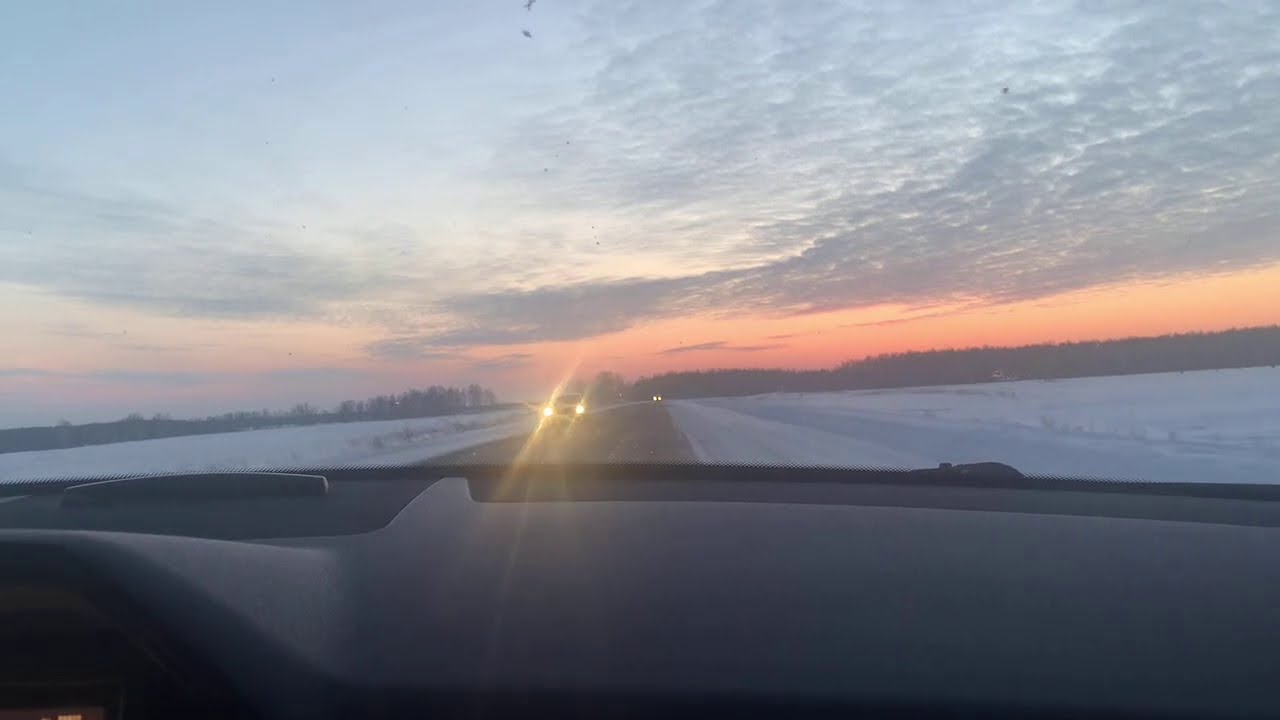 Первая 1000 км позади😎 поехали через Оренбург 🌃