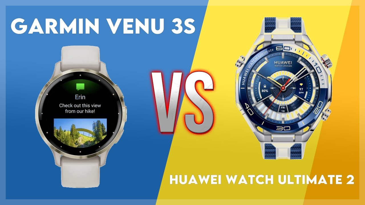 Garmin Venu 3S vs Huawei Watch Ultimate 2 Comparison