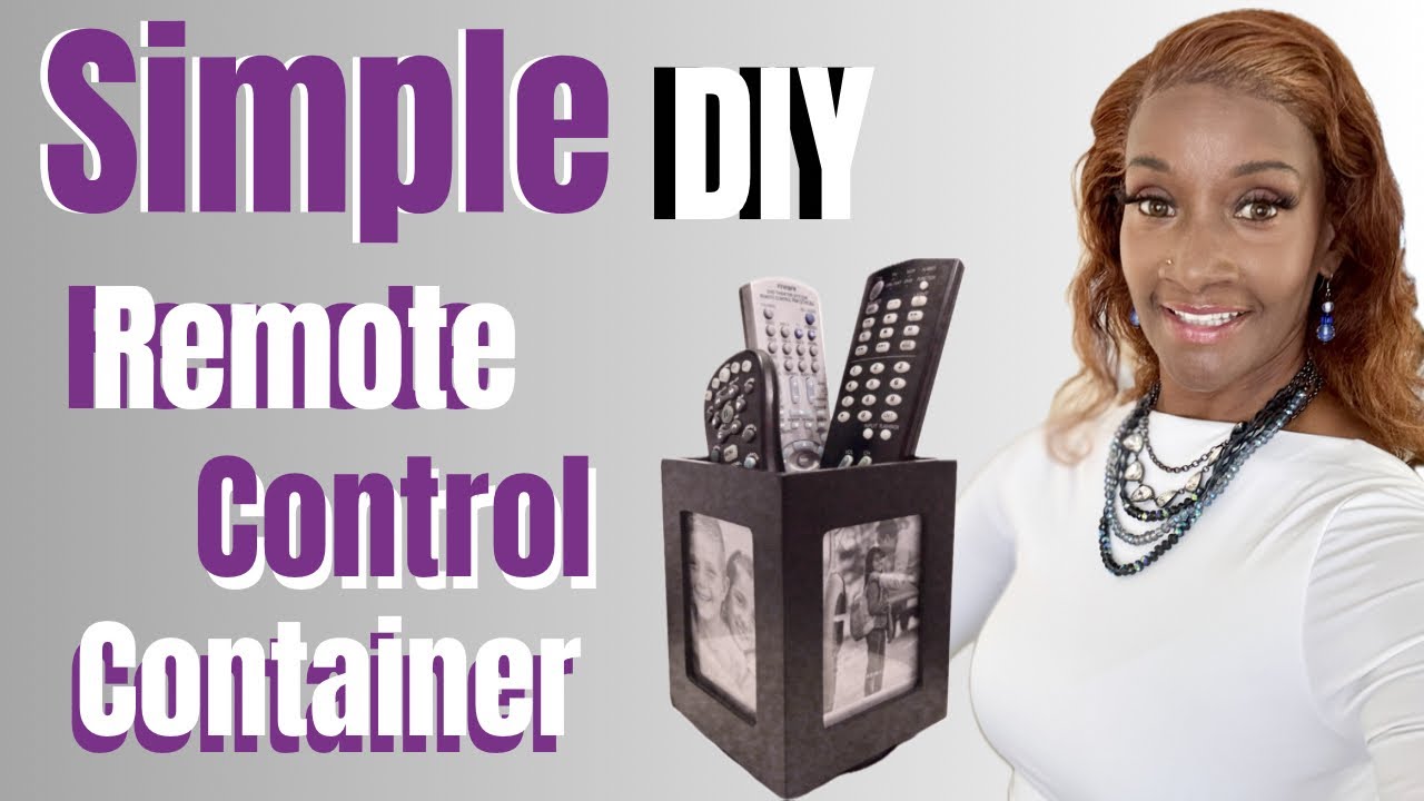 Simple DIY Remote Control Storage | Easy HACK