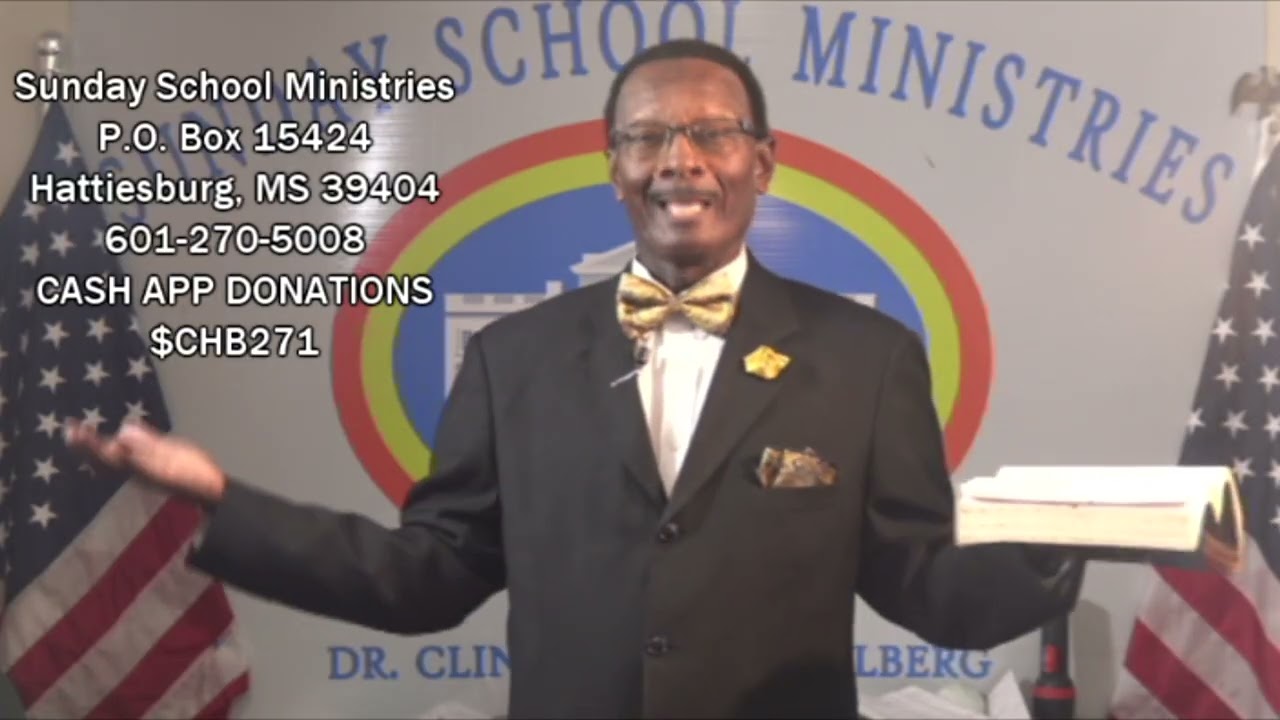 Dr. Heidelberg Sunday School Lesson For 1-11-26