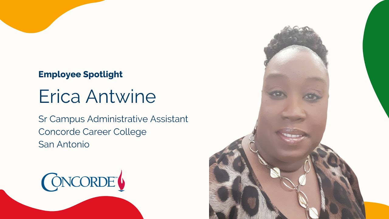 Erica Antwin Celebrates Black History Month | Concorde Career College