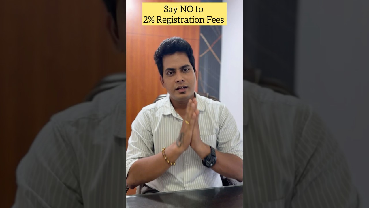 Say No To 2% Registration Cost on Property Purchase