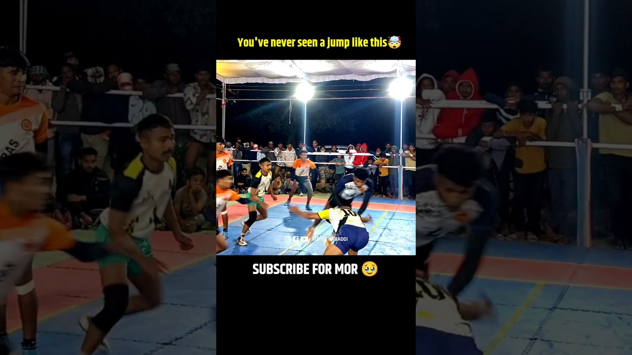 You've never seen a jump like this🤯 #shorts #kabaddi #youtubeshorts