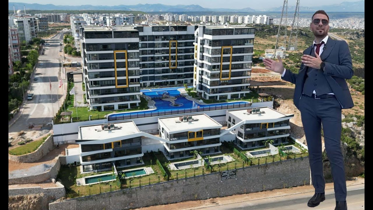 مجمع سكني بإطلالة بحرية ساحرة على مدينة انطاليا تركيا