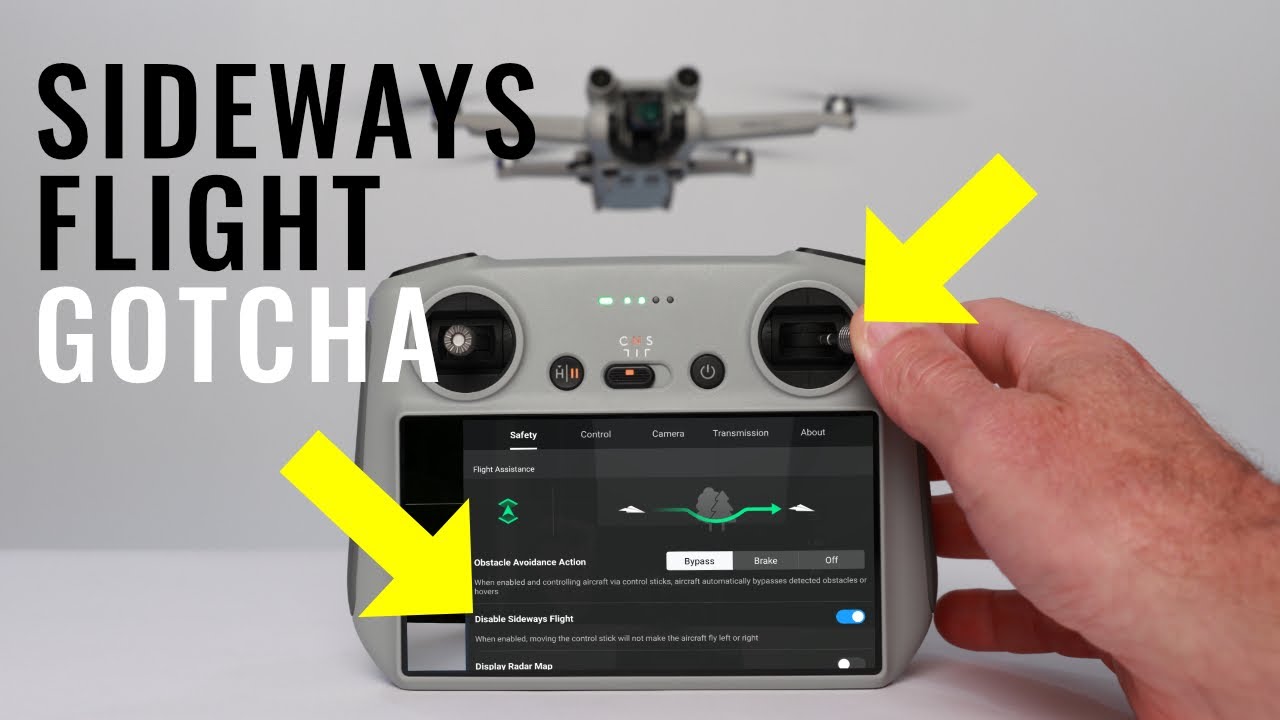 DJI Mini 3 Pro | Sideways Flight Gotcha & APAS 4.0