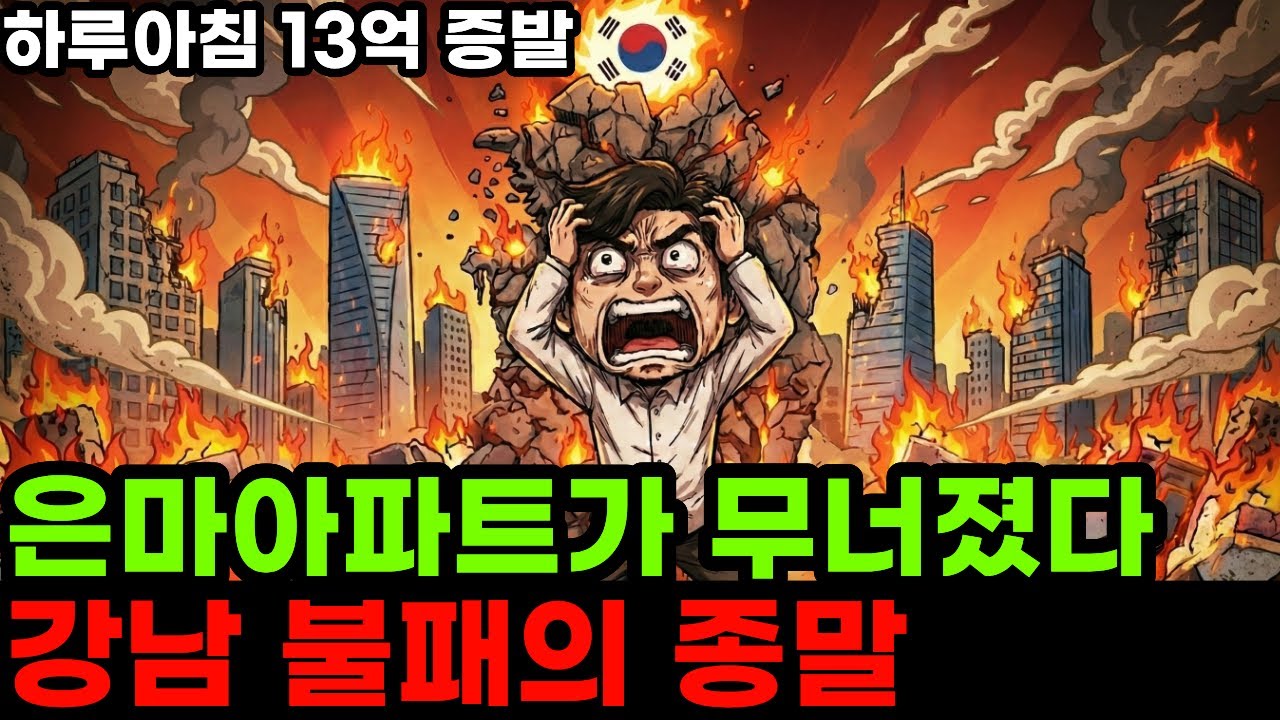 청담동 강남 집값 급락의 신호탄 떴다 대한민국 부동산 사이클이 꺾이고 있는 이유