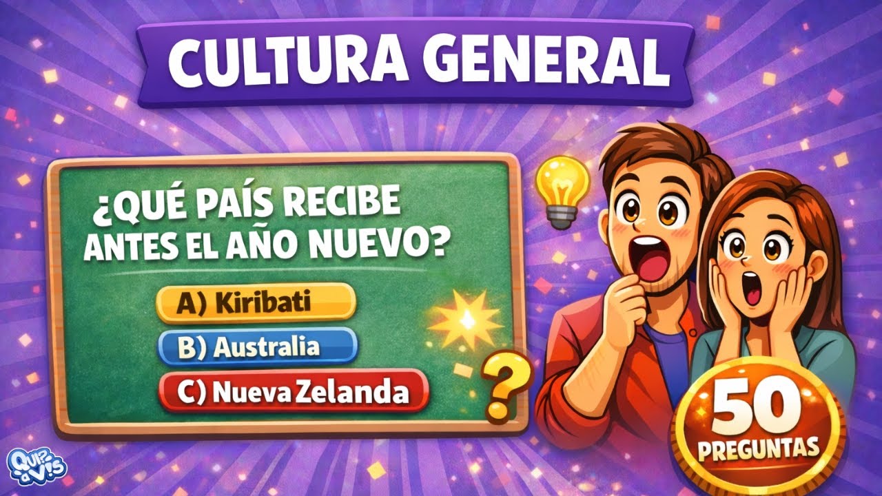 ¿Cuántas de estas 50 Preguntas Acertarás? Quiz Cultura General que Sorprende 🤯