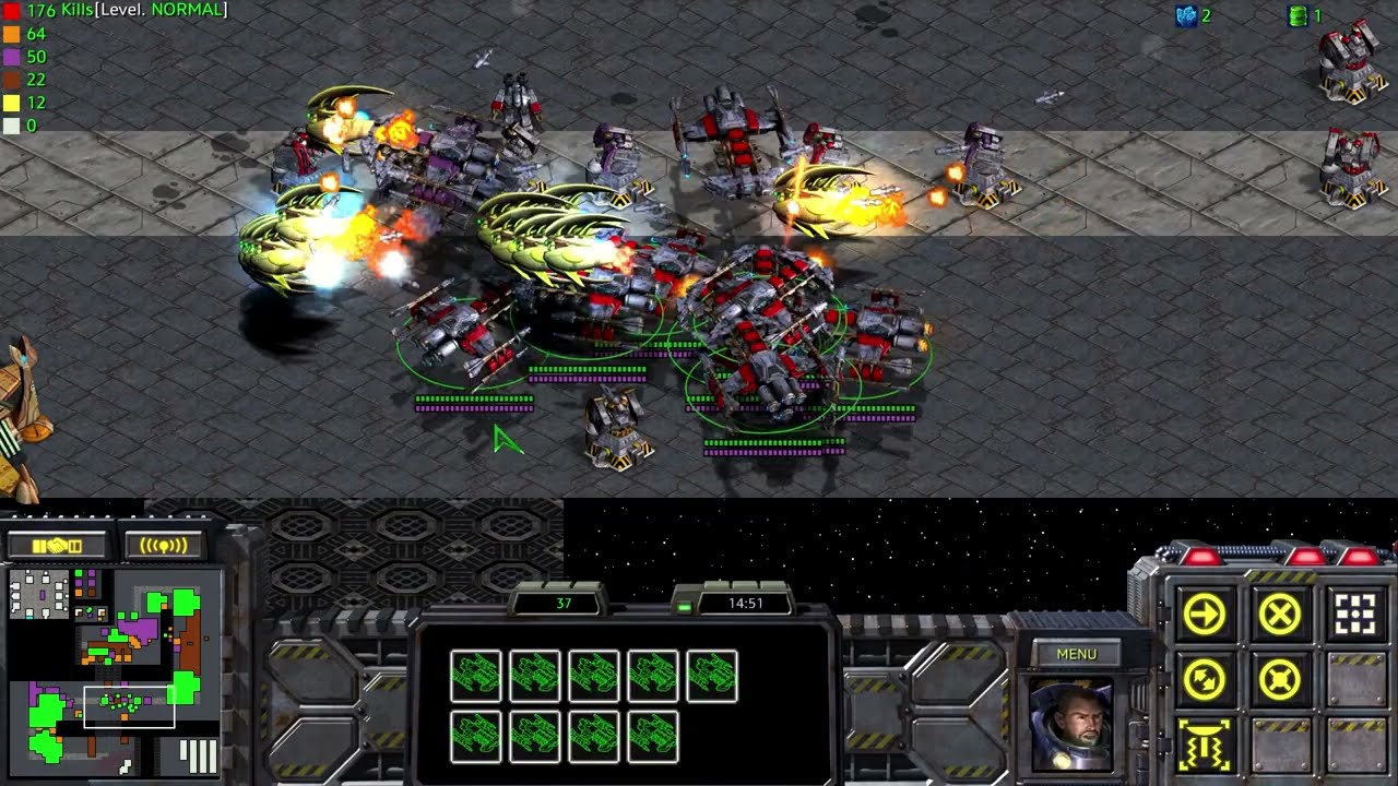 Starcraft Turret Defense Stacked