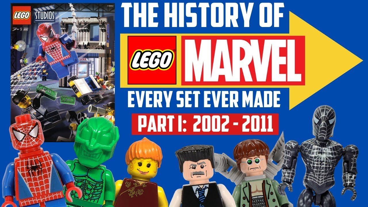 THE HISTORY of LEGO MARVEL: Part 1 (Every Set from 2002 - 2011)