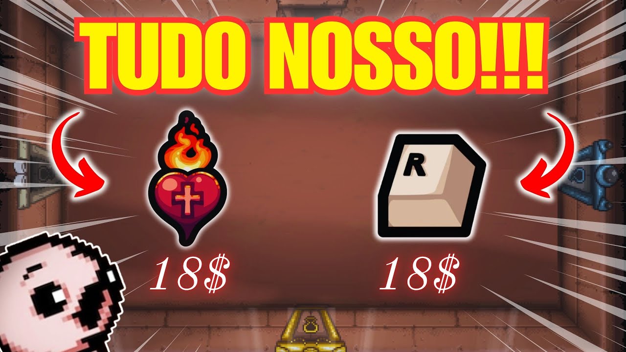 A ARMAÇÃO FOI CONCLUIDA!! the binding of isaac repentance+