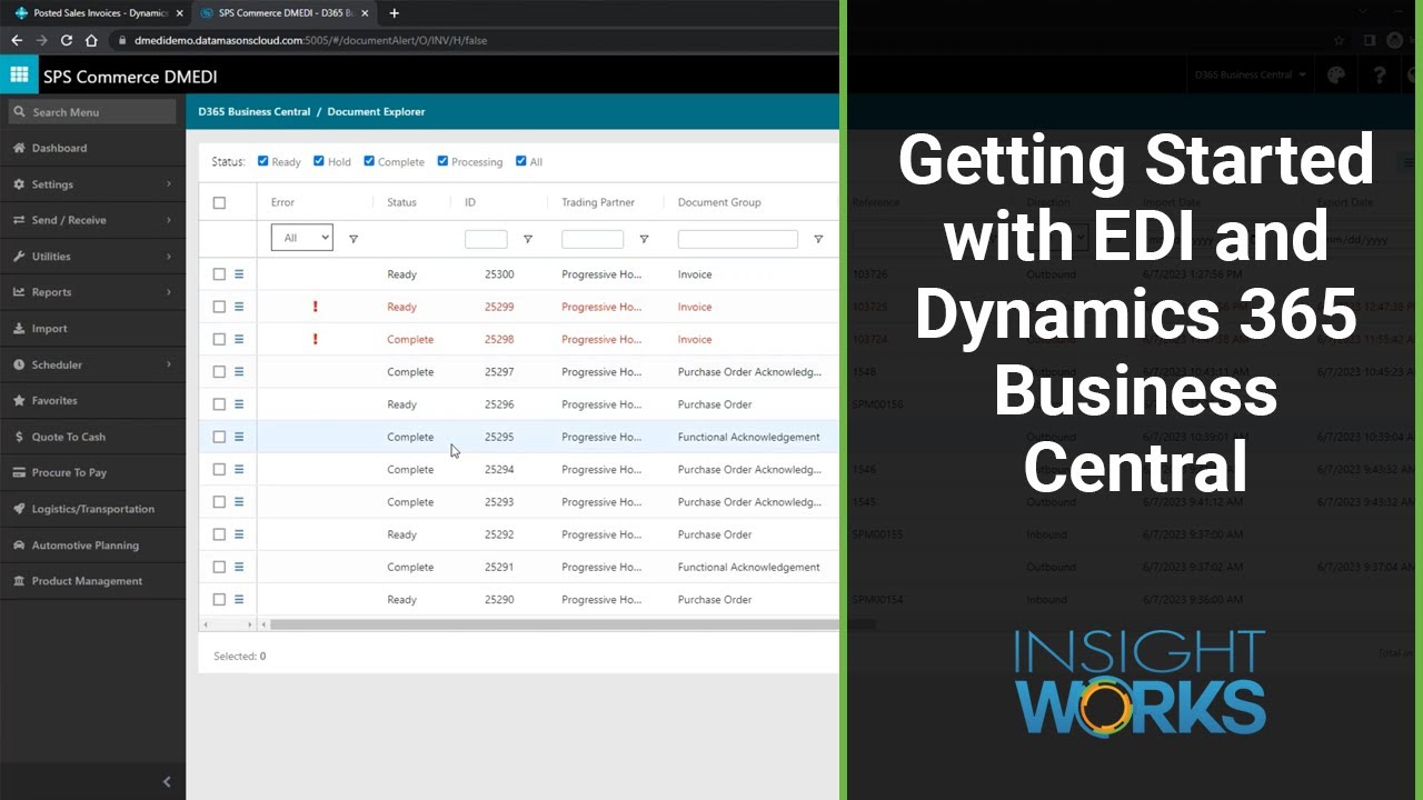 Getting Started with EDI and Dynamics 365 Business Central