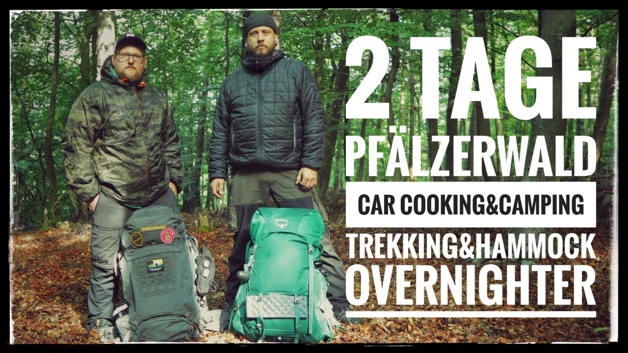 2 Tage Pfälzerwald: Car Cooking&Camping | Trekking& Hammock Overnighter @outdoor-buddy