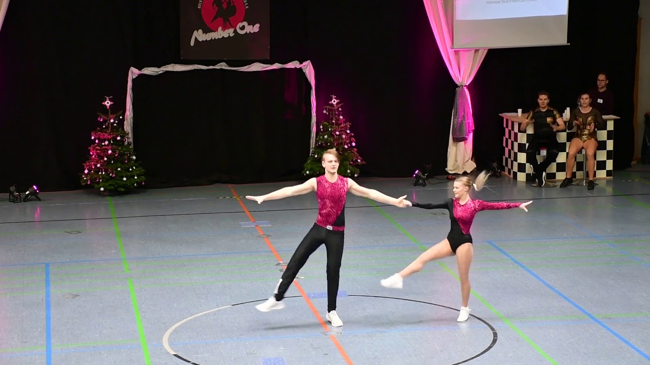 Emelie Genberger - Bernhard Almskoug, Sinter Claas Krefeld, R´n´R B-Klasse, Akrobatik, 01.12.18