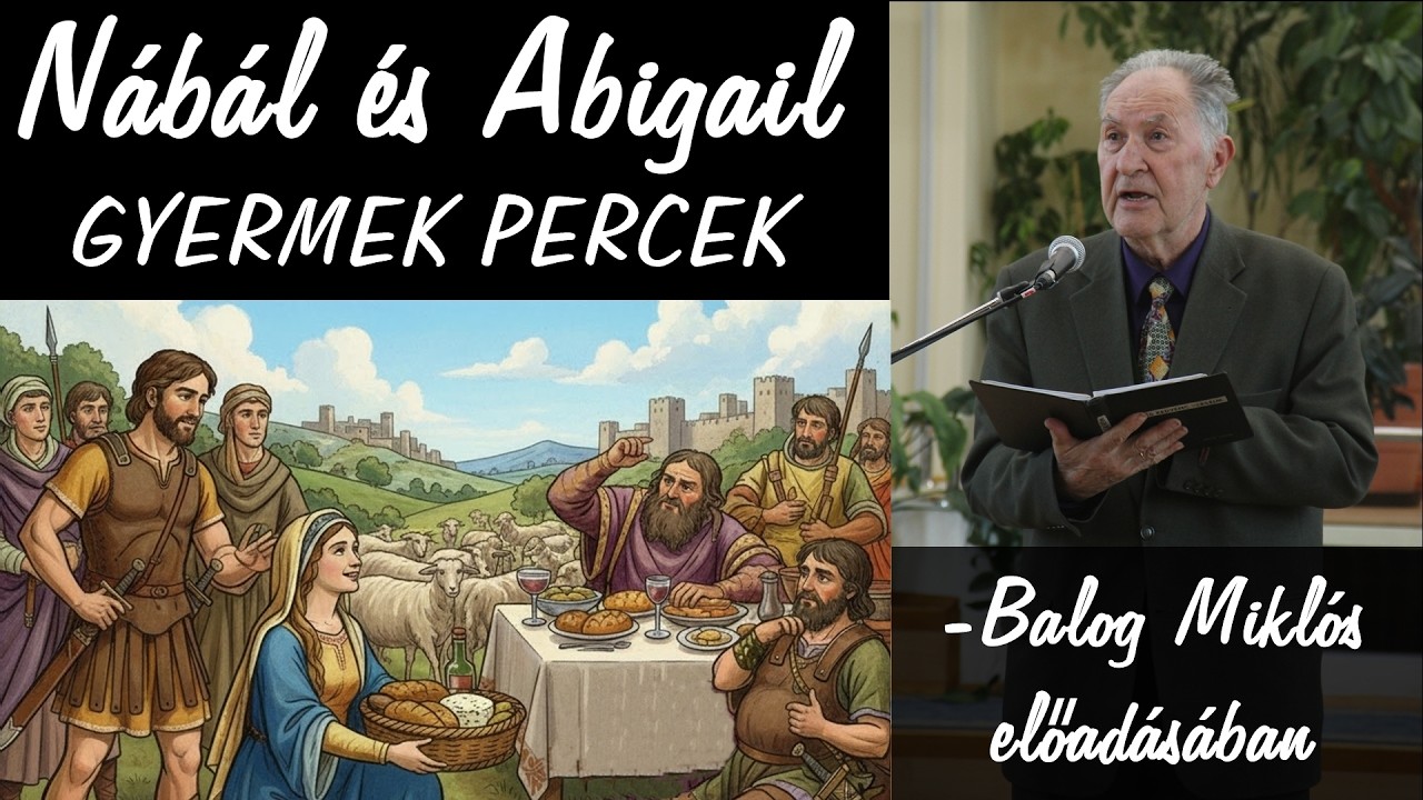 Gyermekpercek -Abig&eacute;l &eacute;s N&aacute;b&aacute;l  (Balog Mikl&oacute;s előad&aacute;s&aacute;ban)