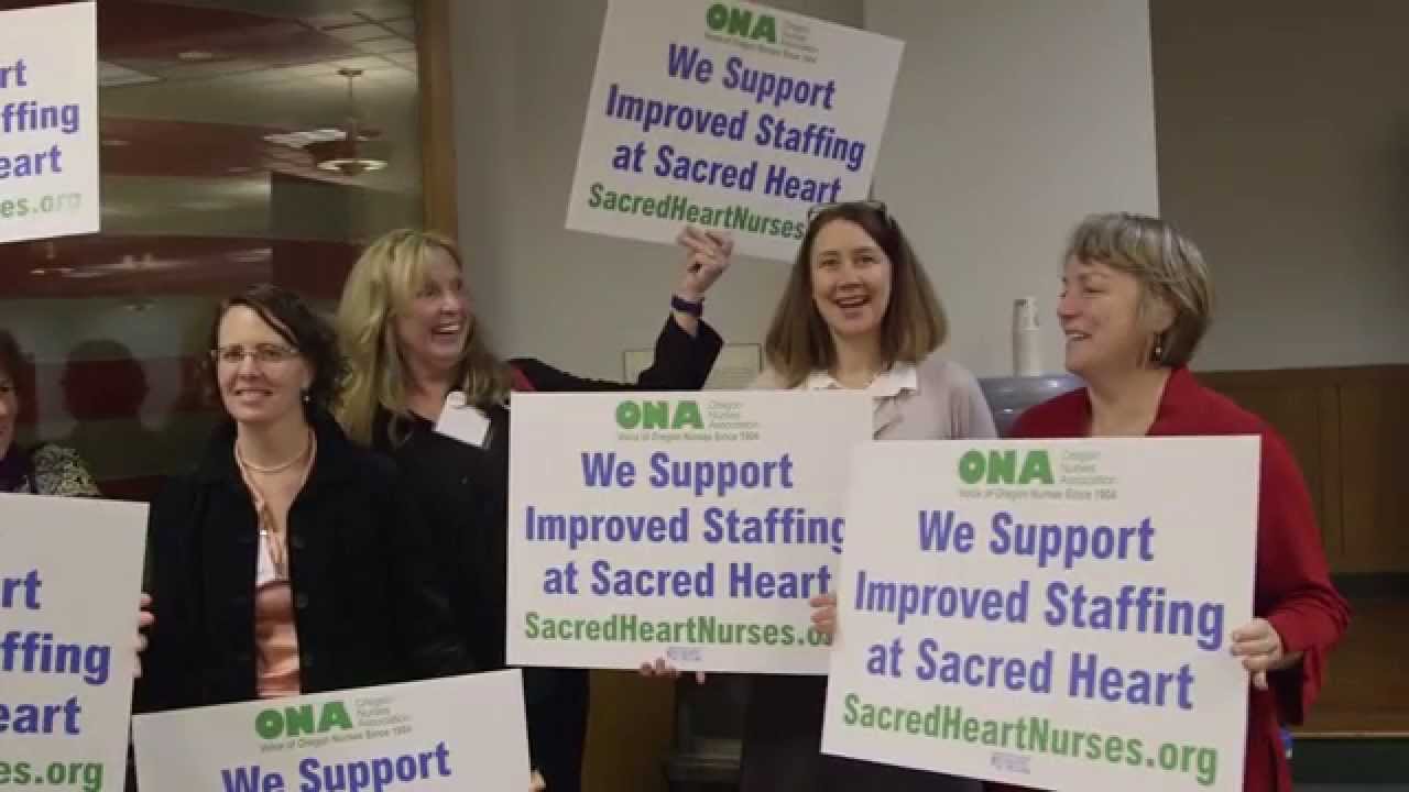 Sacred Heart Nurses Support Safe Staffing