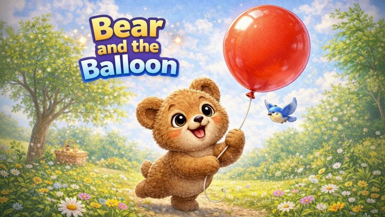 Bear and the Balloon 🐻🎈 | Nursery Rhymes & Kids Songs | Lil Big Stories