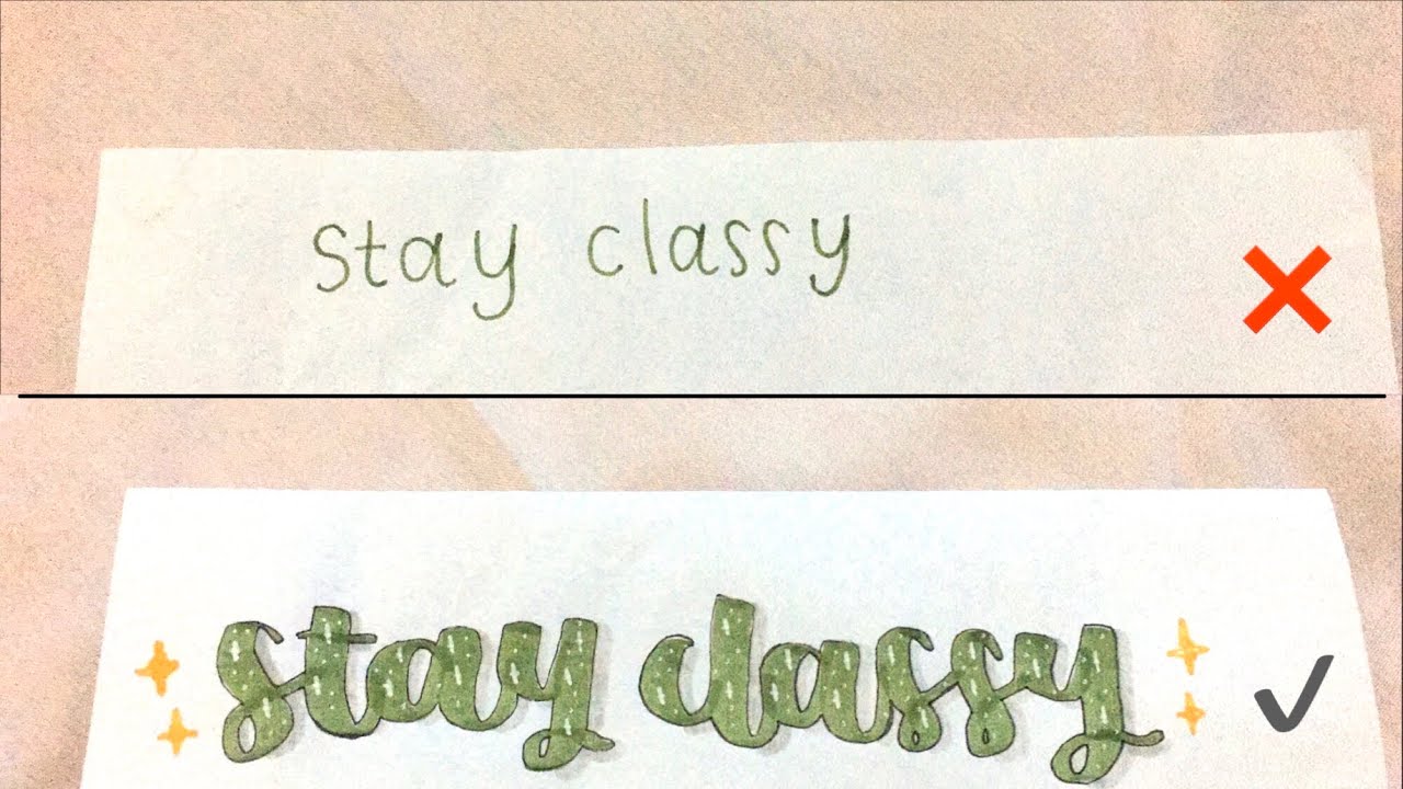 Tutorial lettering mudah | Daily easy handwriting/calligraphy/lettering #3 || Indonesia