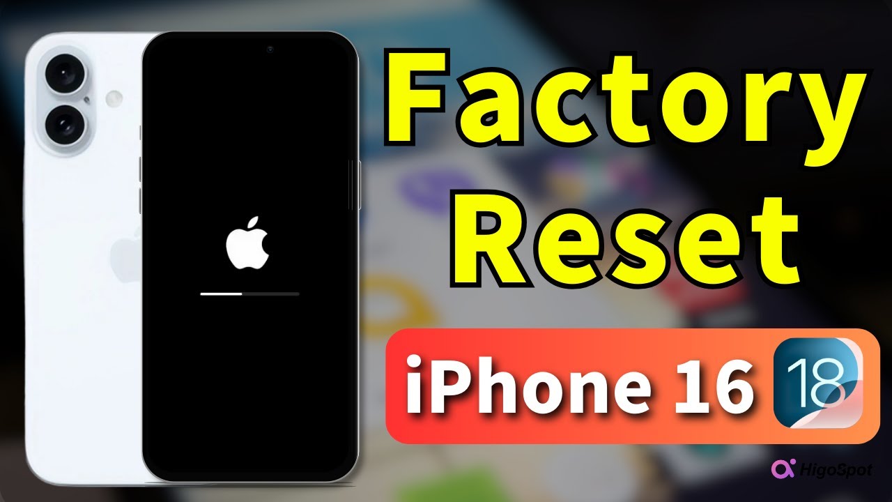 How to factory reset iPhone 16 with/without passcode | iOS 18 [Updated]