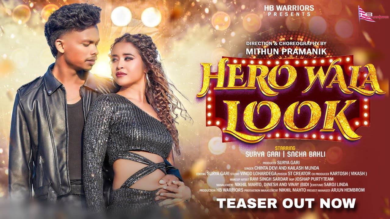 HERO WALA LOOK //Coming Soon// Nagpuri song //Sneha bakli & Surya//Singer Kailash Munda &Chinta Devi