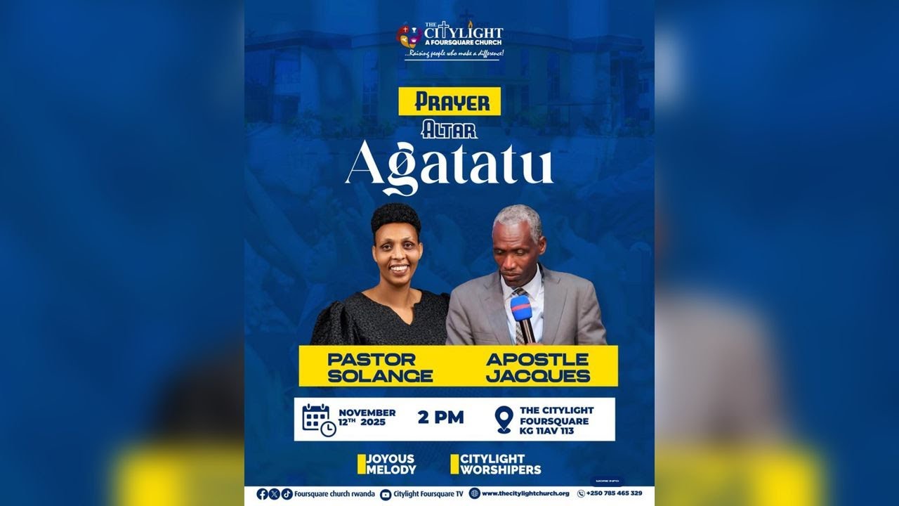 FOURSQUARE TV I AGATATU| WITH  PASTOR SOLANGE & APOSTLE JACQUES  - 12.11.2025