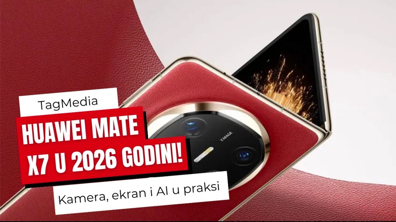 Huawei Mate X7 u 2026: preklopni bez kompromisa? Kamera, ekran i “tiha” AI u praksi
