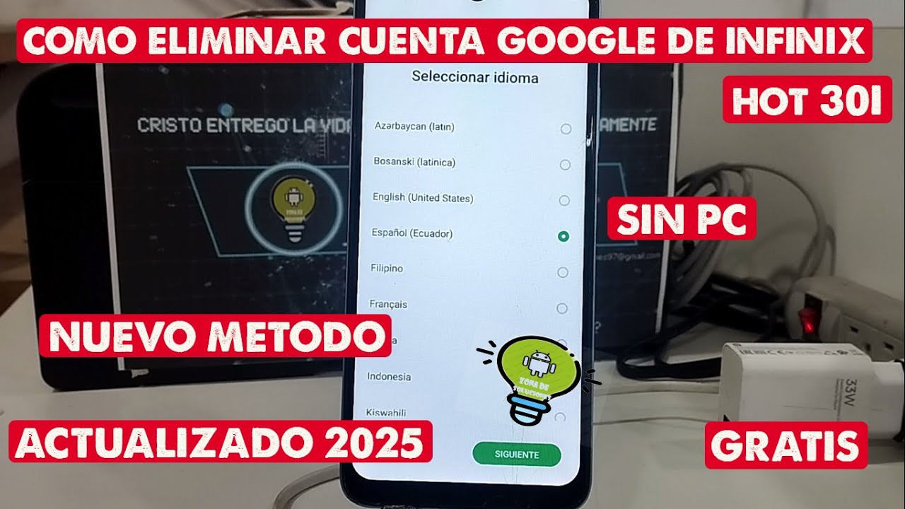 COMO ELIMINAR CUENTA GOOGLE DE INFINIX HOT 30i (METODO ACTUALIZADO)- 2025 -  SIN PC