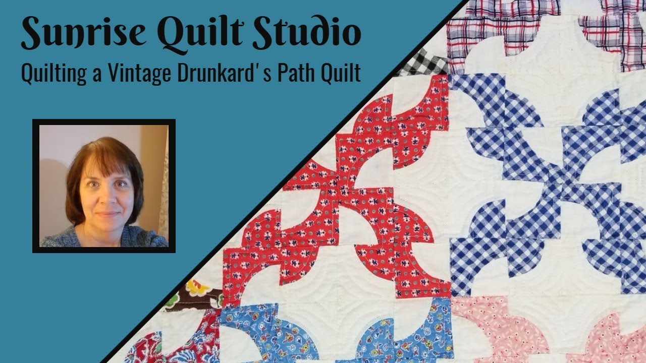 Quilting a Drunkard's Path Quilt