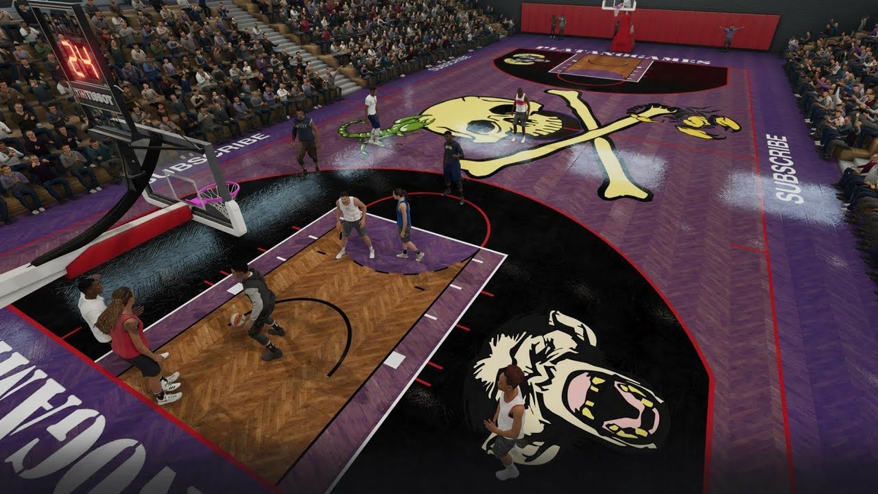 NBA LIVE 19 PS4 PRO - Custom Court - Court Battles Reveal Tonight! HD