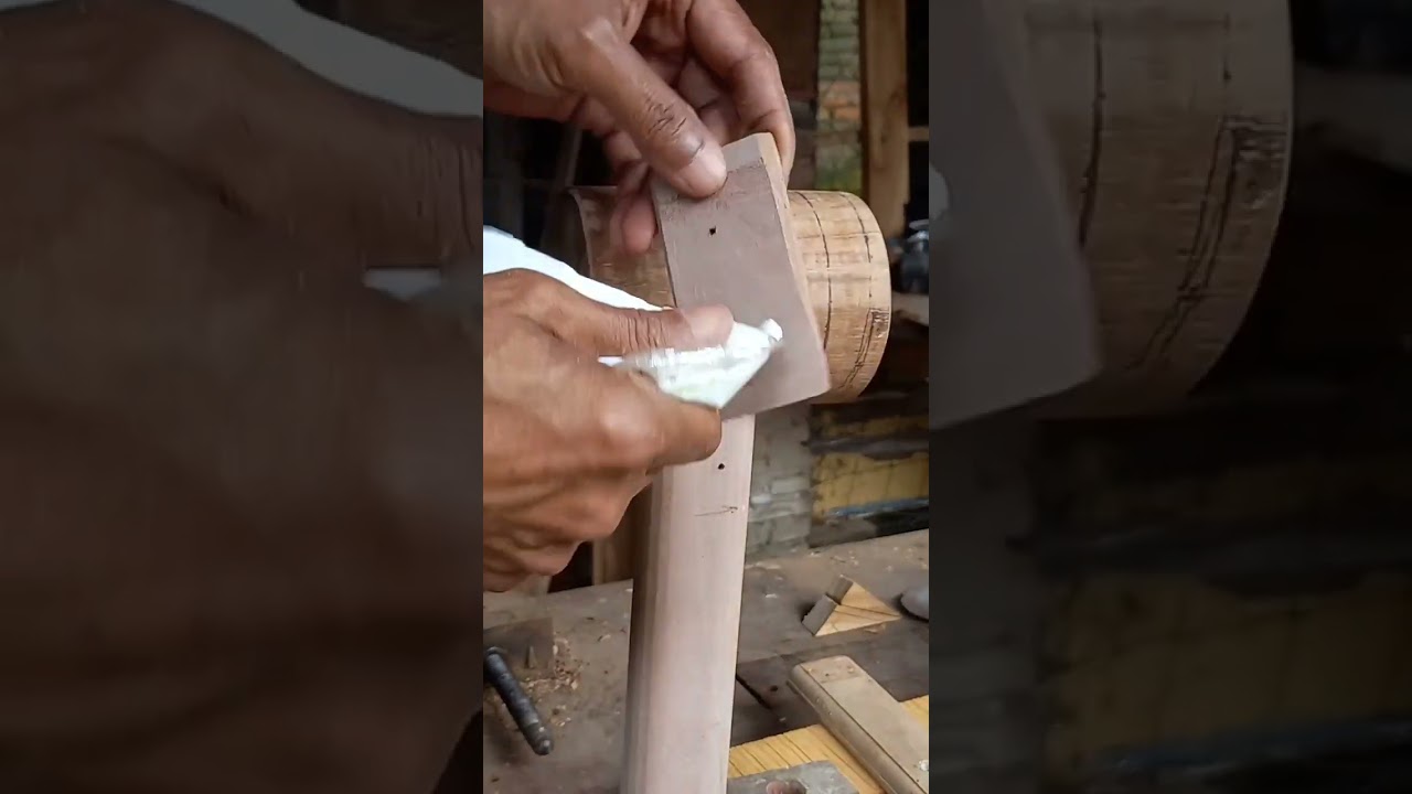@Soleh-n2f cara membuat Palu dari kayu