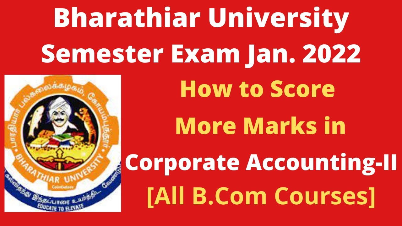 How to Score More Mark in Corporate Accounting-II Valuable Tips| Advanced Corporate Accounts|TamilBR
