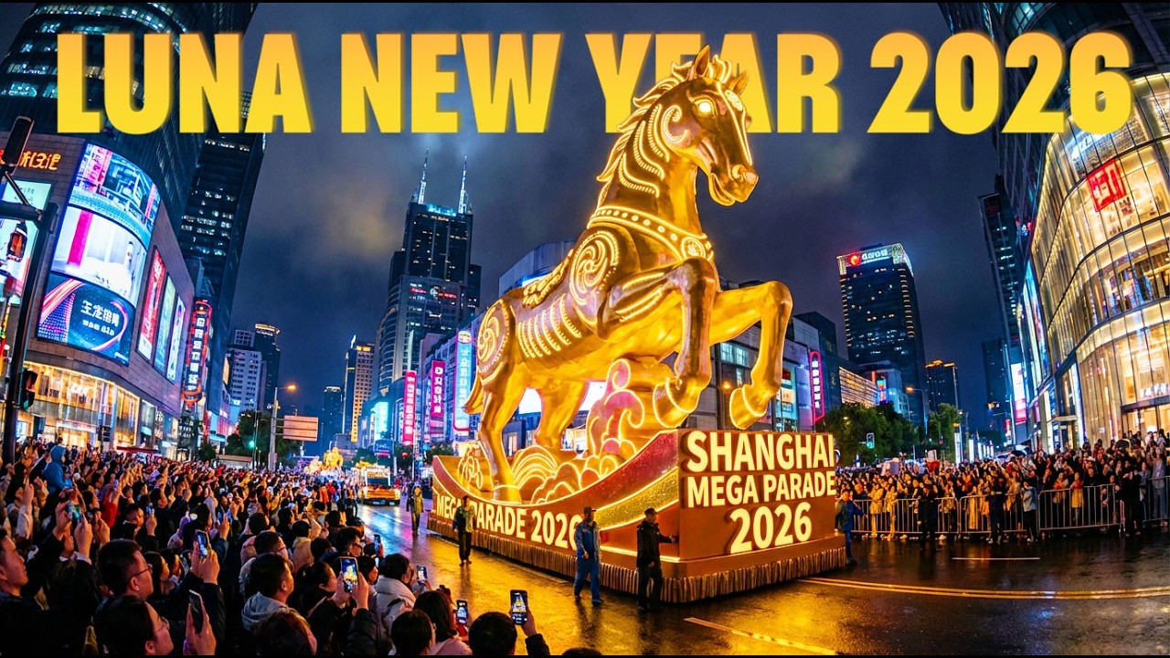 Shanghai Chinese New Year Celebration 2026 🧧 | Spectacular Spring Festival Parade 🏮  春节传统音乐精选TOP100
