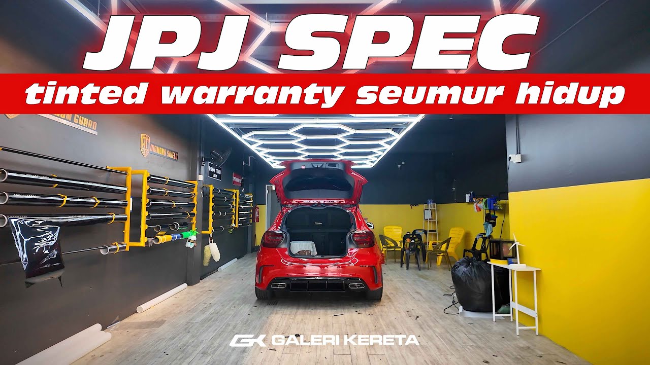 Tinted JPJ Spec Warranty Seumur Hidup - AT Garage